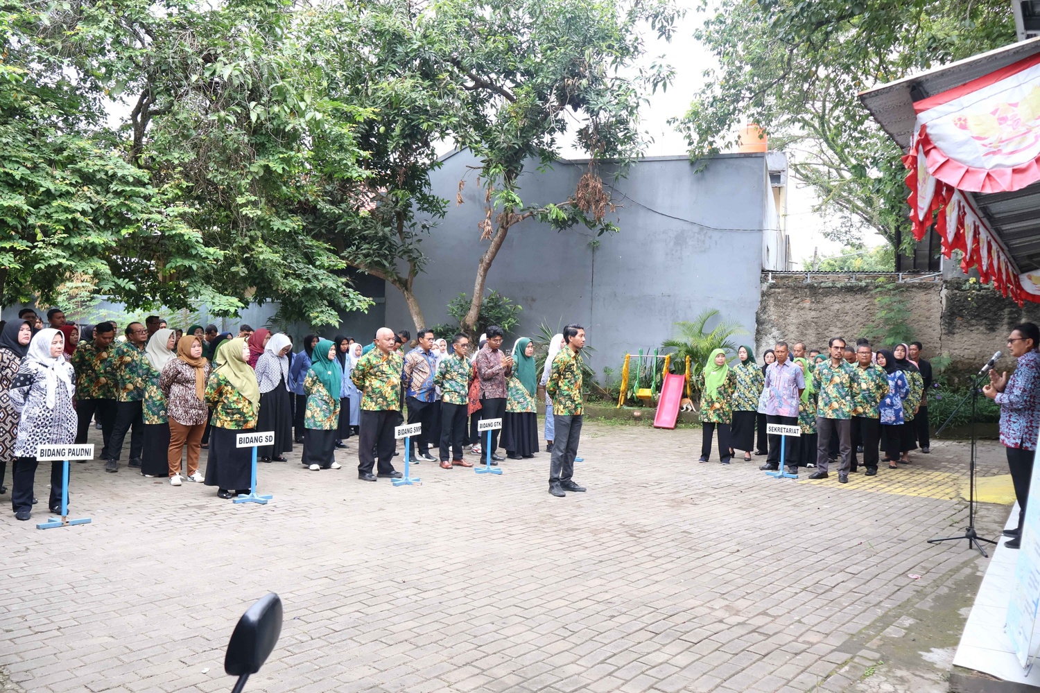 Apel Pagi Rutin Dilingkungan Dindikbud Kota Serang